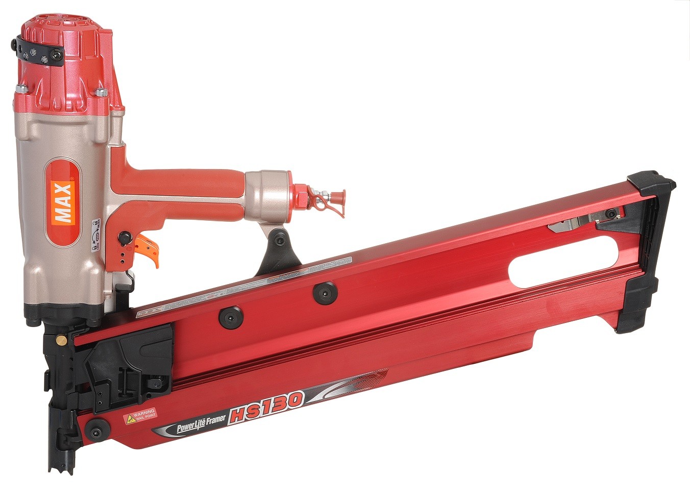 Max THS90300 Hochdruck-Streifennagelmaschine 21º HS130 - 23 Bar / 90-130 mm