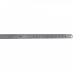 MIB 07074094 Edelstahl-Lineal 1000x30x1,0mm mm+1/2mm beidseitig