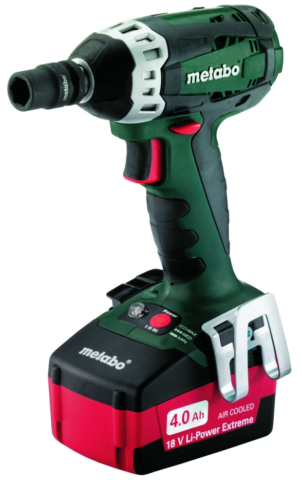 Metabo 602205500 SSW 18 LTX 400 BL Akku-Schlagschrauber 18V, 4,0Ah