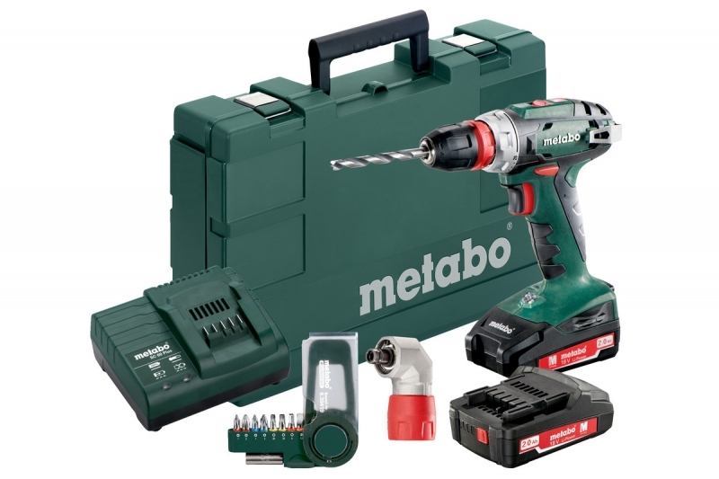 Metabo 602217870 BS18 Quick Akku-Bohrschrauber 18V Set in Metabox