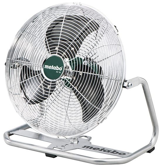 Metabo 606176850 AV 18 Akku-Ventilator ohne Akku oder Ladegerät