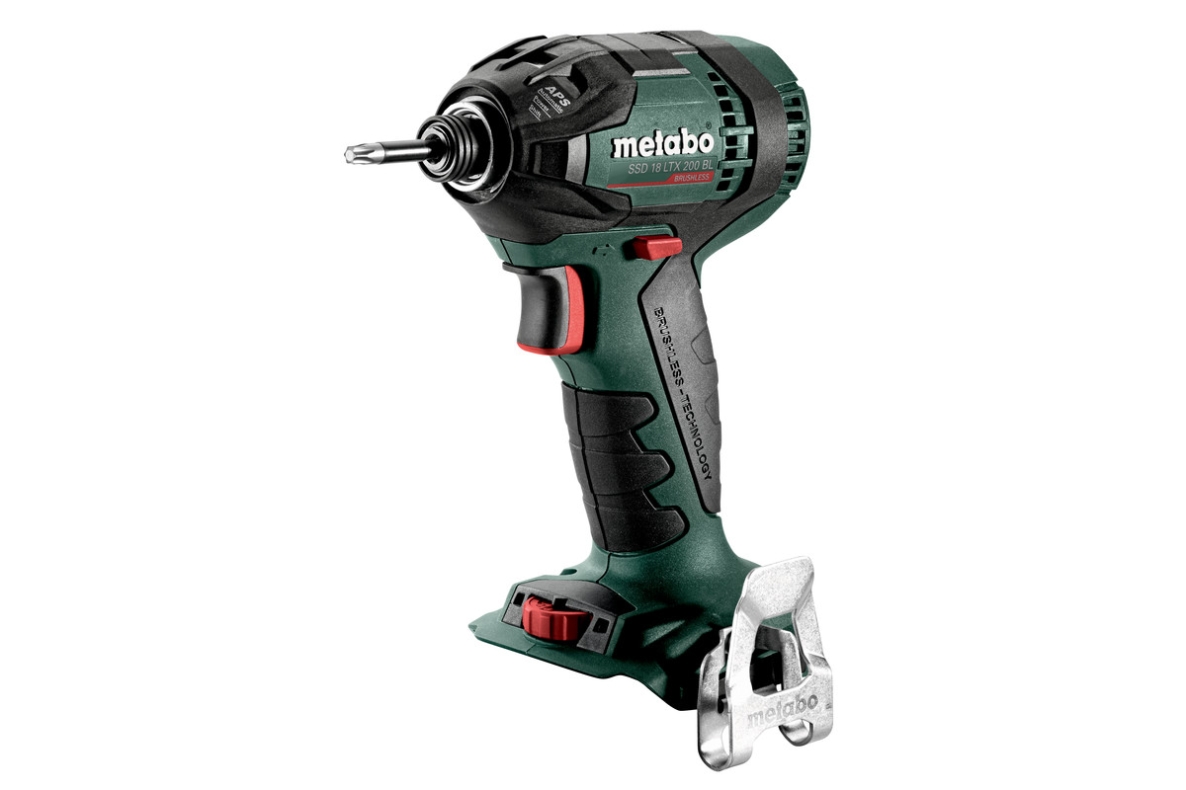 Metabo 602396840 SSD 18 LTX 200 BL Akku Schlagschrauber 18 Volt ohne Akku oder Ladegerät