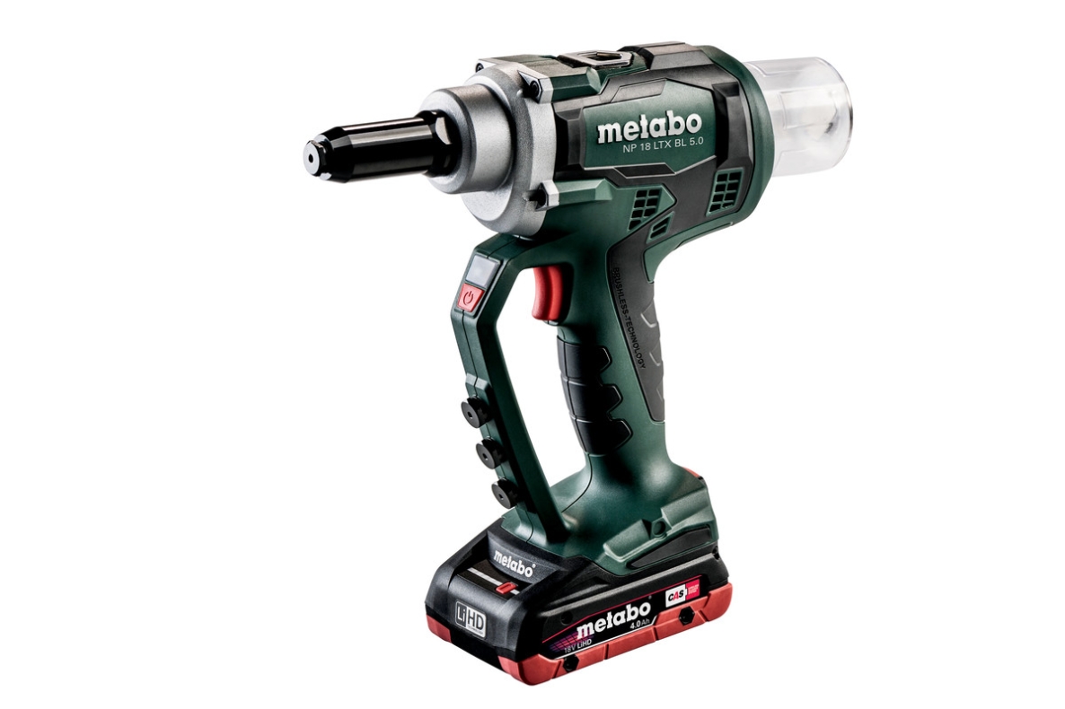 Metabo 619002800 NP 18 LTX BL 5.0 Akku Blindnietpistole 18 Volt 4.0 Ah Li-ion