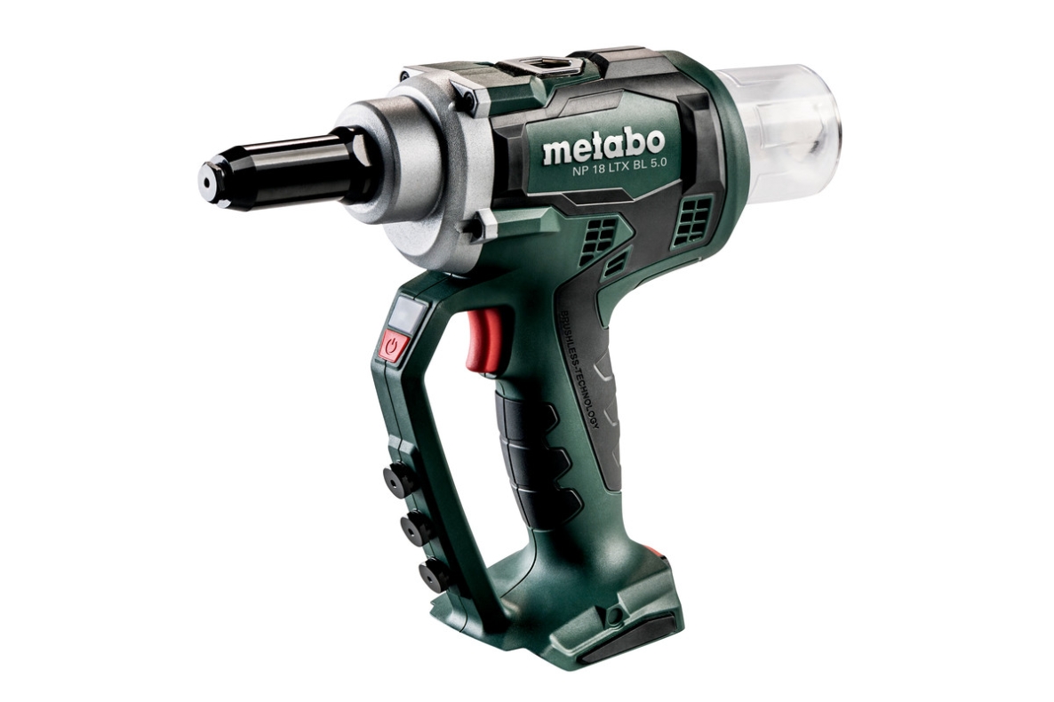 Metabo 619002840 NP 18 LTX BL Accu-Blindnietmaschine 18V exkl. Akkus und Ladegerät in metaloc 619002840