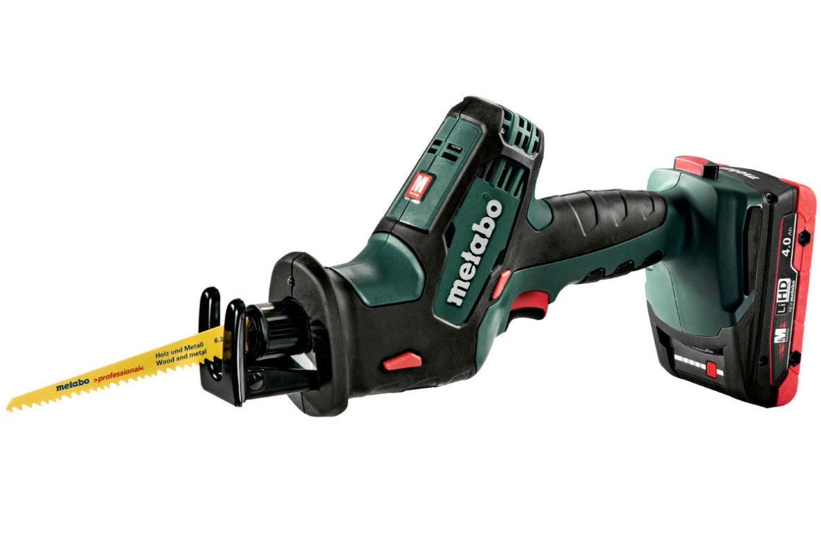 Metabo 602266800 SSE 18 LTX COMPACT Akku Säbelsäge 18 Volt 4.0 Ah Li-ion