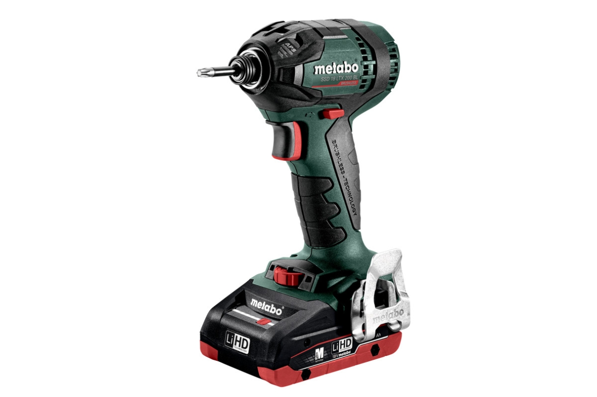 Metabo 602396800 SSD 18 LTX 200 BL Akku Schlagschrauber 18 Volt 4.0 Ah Li-ion