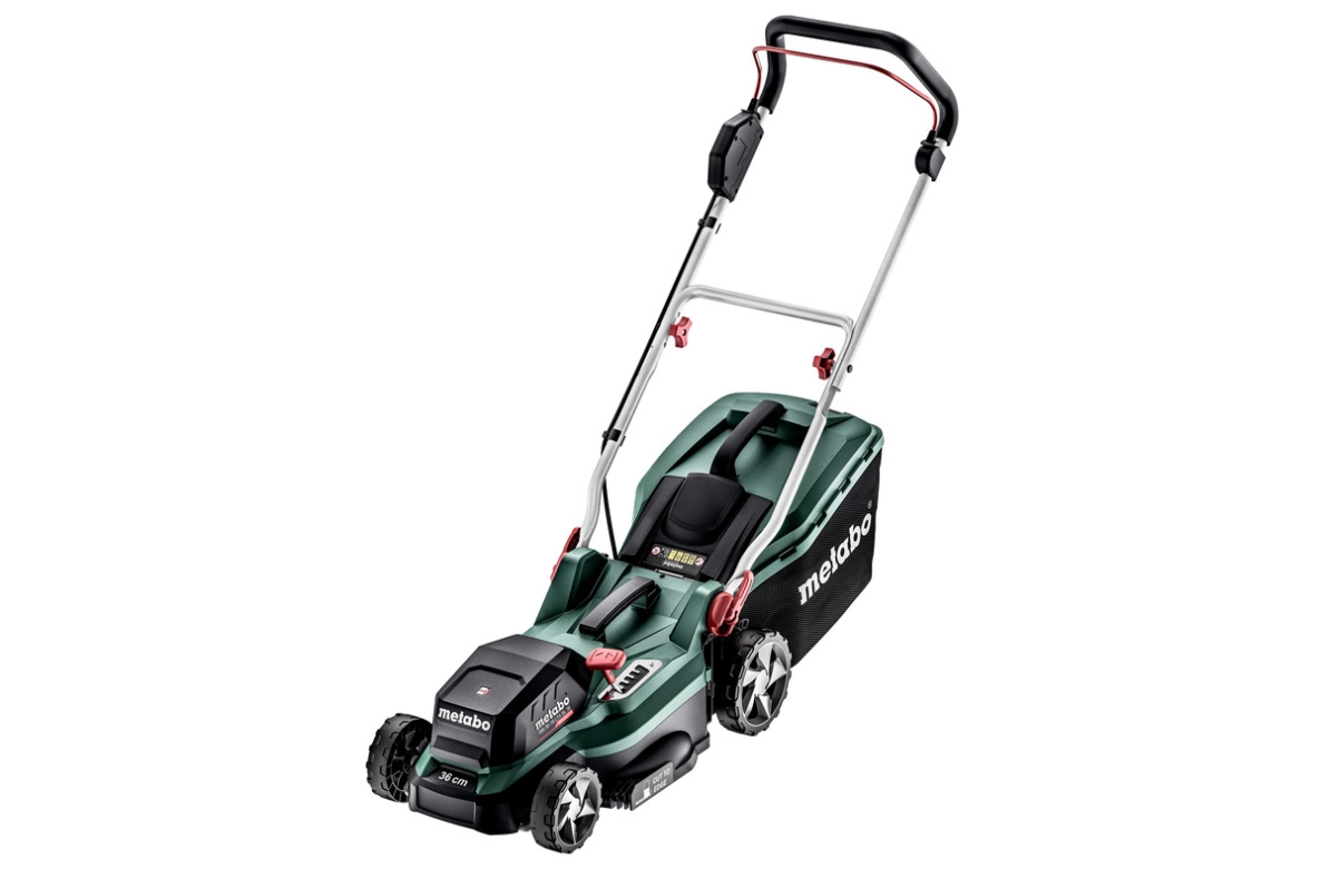 Metabo 601716850 RM 36-18 LTX BL 36 Körper 2 x 18V 36 cm Akku-Rasenmäher exkl. Batterien und Ladegerät