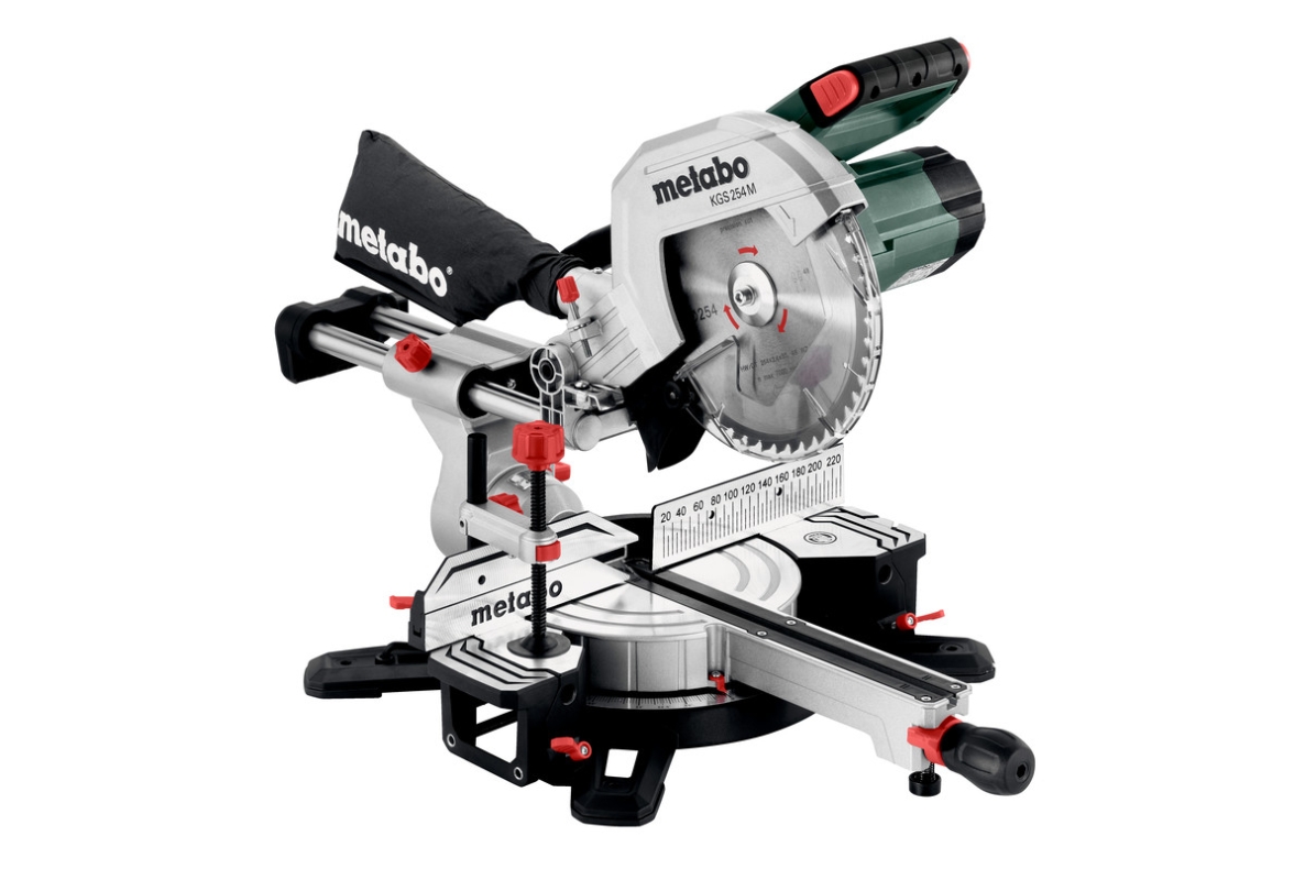 Metabo 613254000 KGS254M Schiebe-Kreissäge mit Deichselfunktion