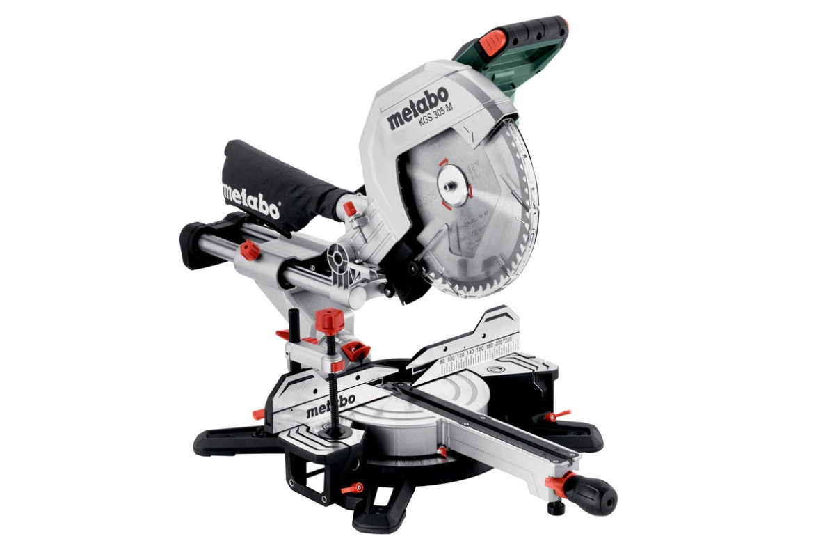 Metabo 613305000 KGS305M Schiebe-Kreissäge mit Deichselfunktion