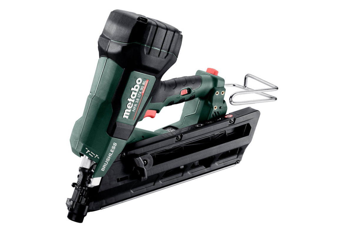 Metabo 612090840 NFR 18 LTX 90 BL Accu-Streifennagler 18V exkl. Akkus und Ladegerät in Metabox