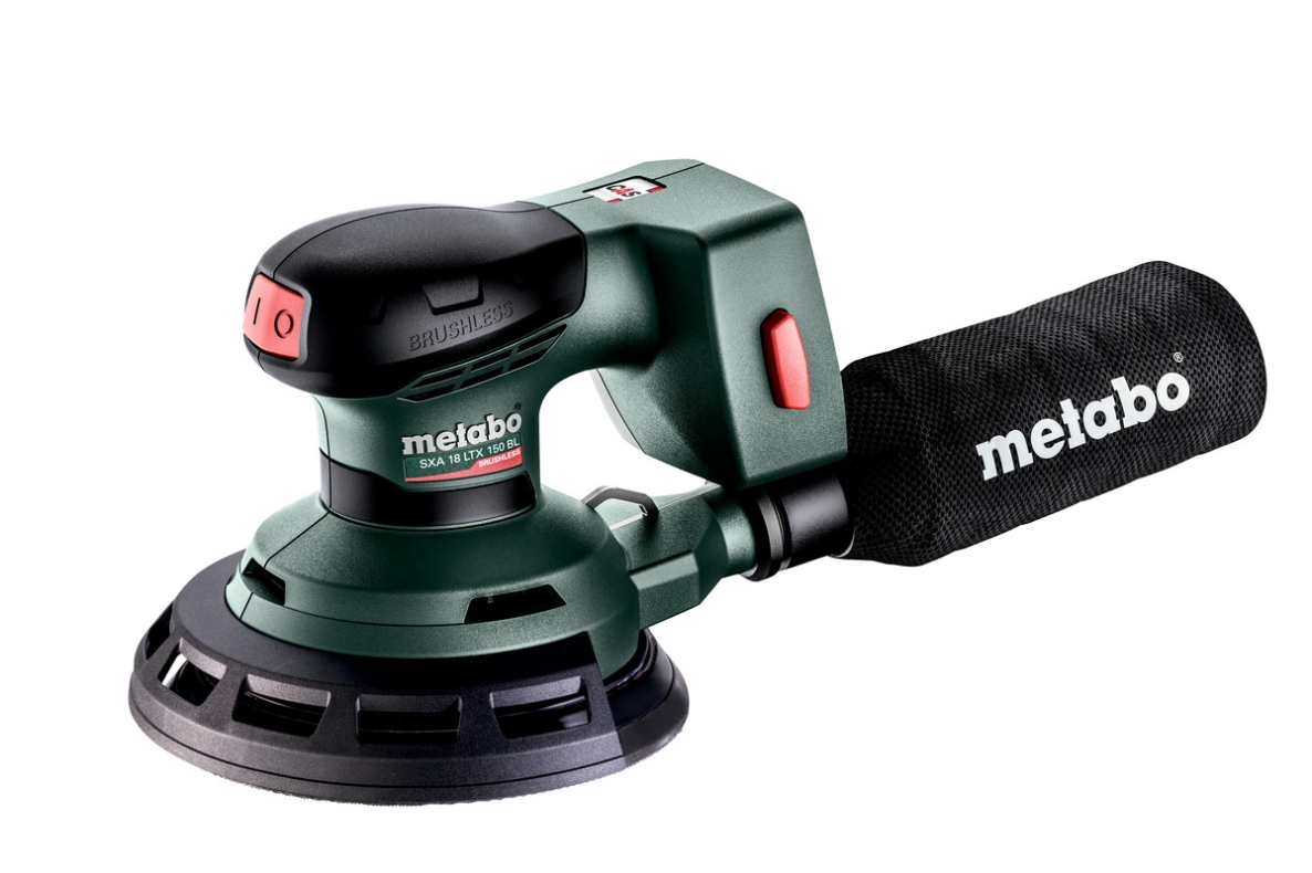 Metabo 600411840 SXA 18 LTX 150 BL Accu-Exzenterschleifer 150 mm 18V exkl. Akkus und Ladegerät in MetaBox