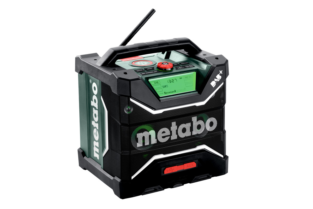 Metabo 600779850 RC 12-18 32W BT DAB+ kabelloses Autoradio mit Ladefunktion und Bluetooth 12-18V exkl. Batterien und Ladegerät