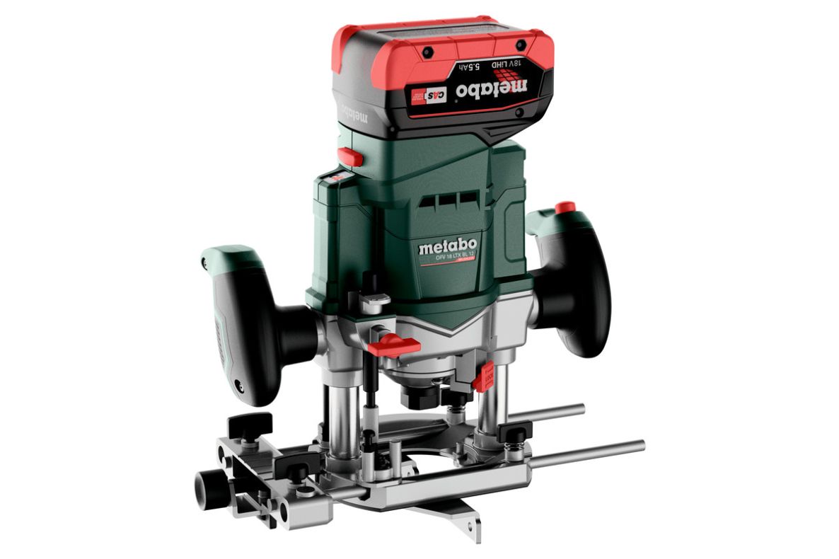 Metabo 601743660 OFV 18 LTX BL 12 Akku-Fräse 18V 2x5,5Ah in metaBOX 340