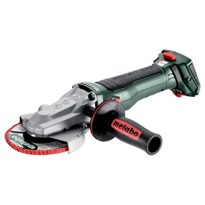 Metabo 601307840 WVBF 18 LT BL 11-125 Quick Accu Flachkopfschleifer 18 Volt ohne Batterien und Ladeger&auml;t in Metabox