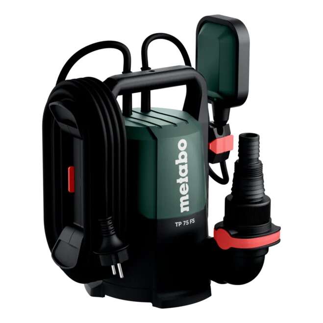 Metabo 601790000 TP 75 SF Tauchmotorpumpe f&uuml;r sauberes Wasser, oberfl&auml;chengesaugt, in Box