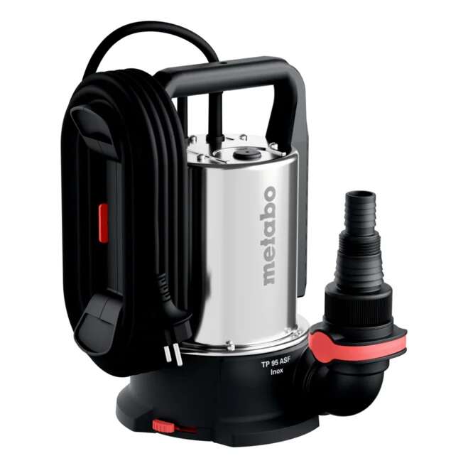 Metabo 601791000 TP 95 ASF Inox-Tauchmotorpumpe f&uuml;r sauberes Wasser in Box