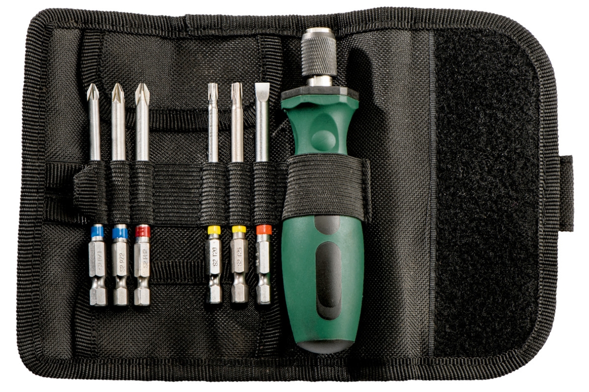 Metabo Zubehör 626723000 Bit-Roller-Tasche 7-teilig
