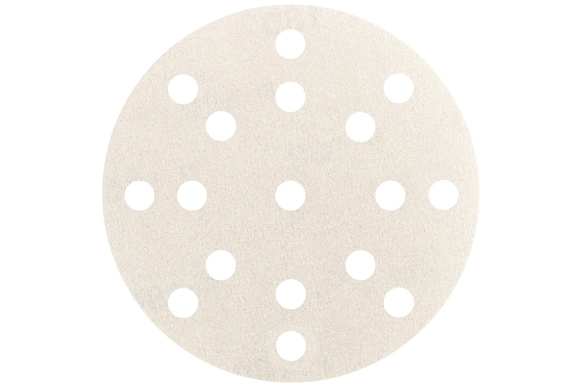 Metabo Zubehör 626859000 50 selbstklebende Schleifblätter 125 mm, P80, Farbe, Mehrfachperforation"