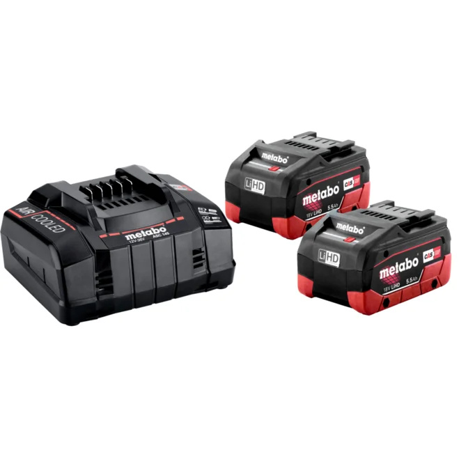 Metabo Zubehör 685122000 Basis-Set 2 x LiHD 5.5 Ah