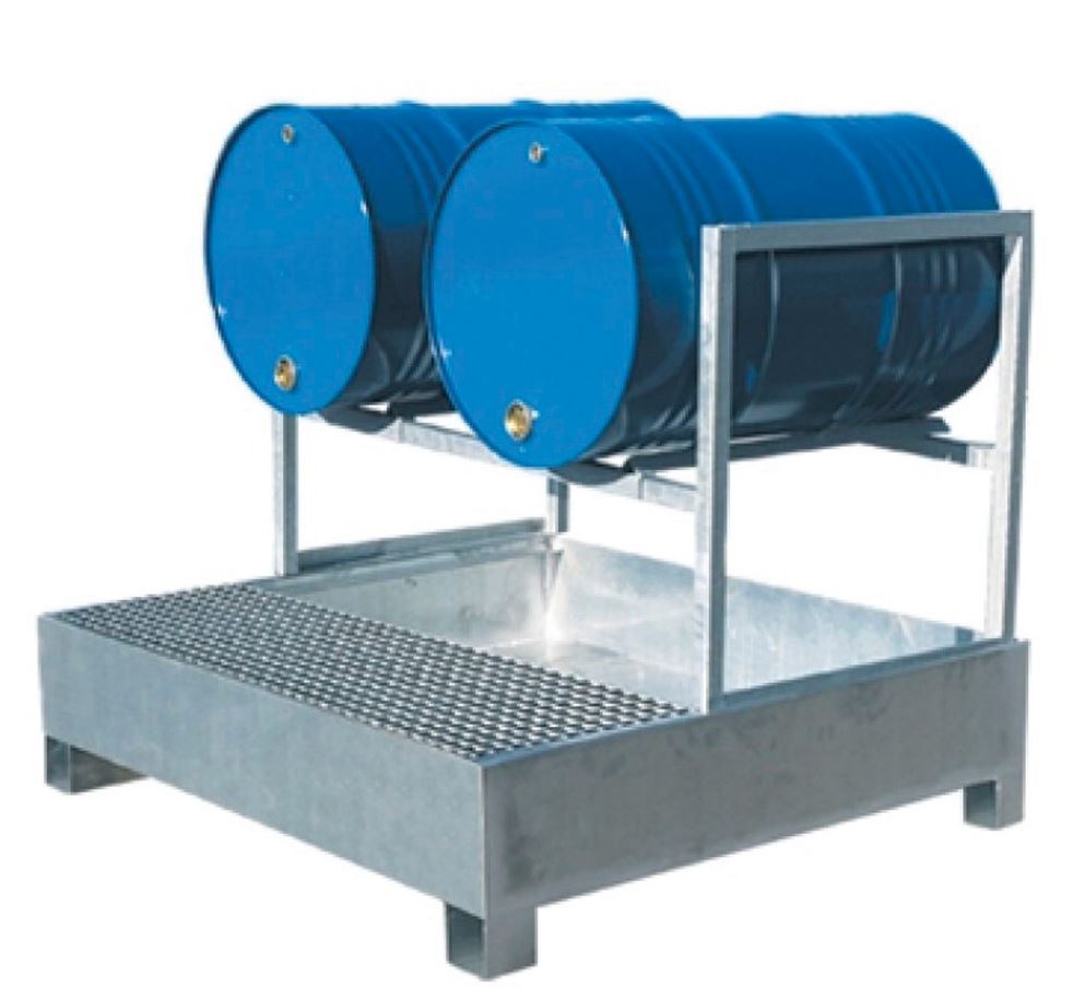 Metal Works 724576567 OPBHS2 Metall-Sammelbehälter für 2 obere Fässer von
