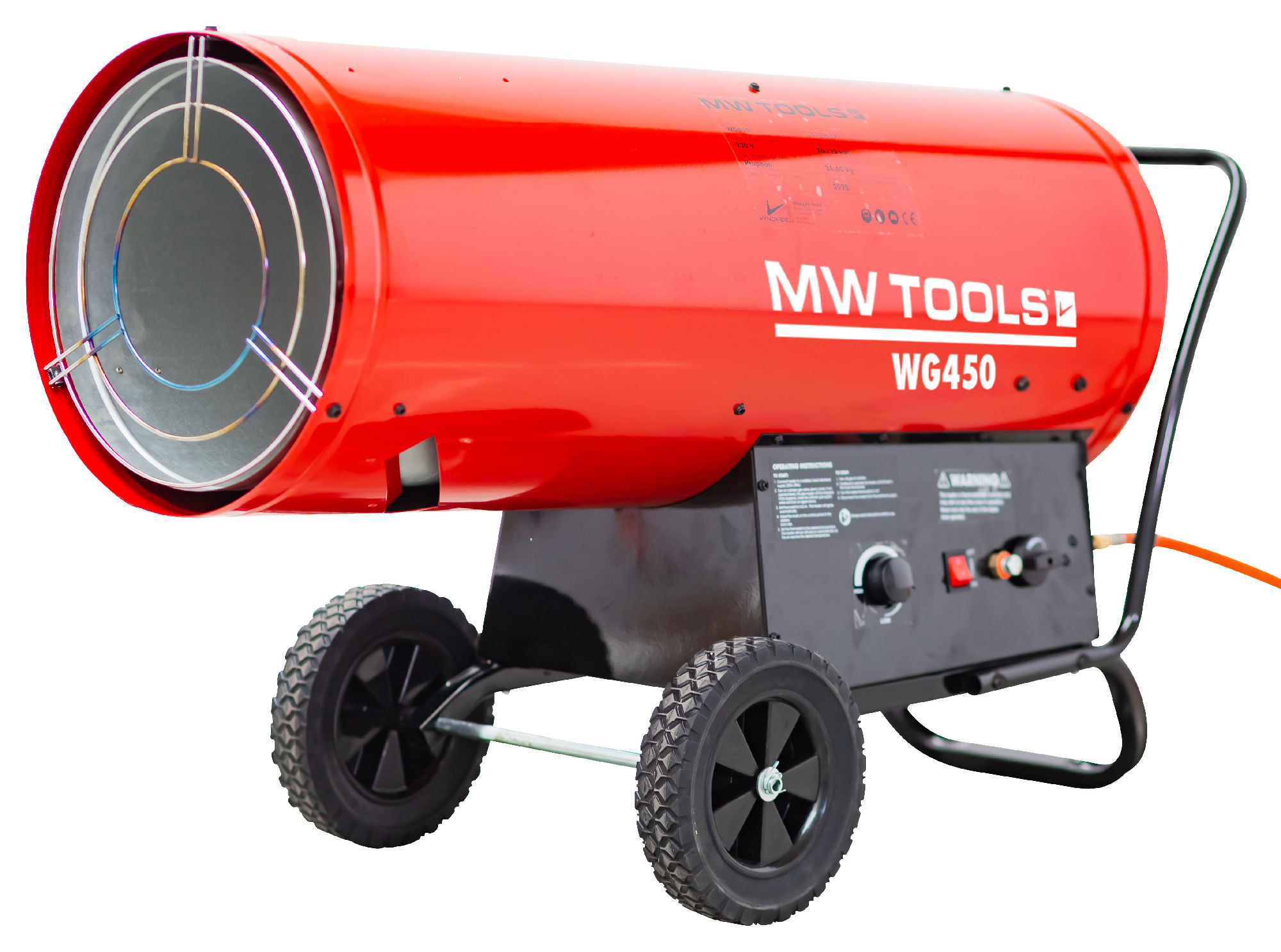 Metal Works 722316591 WG450 Propangas-Heißluftgebläse 70-132kW mit Thermostat