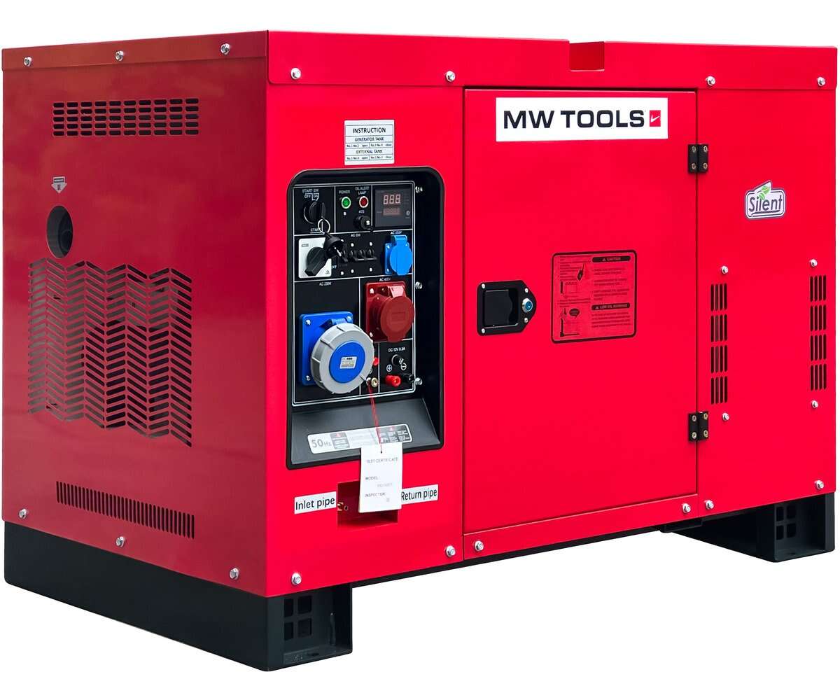 Metal Works 724562243 DG150EP Dieselgenerator 1x230 V 12,0 kW / 3x400 V 15,0 kW mit Anschluss f&uuml;r externen Kraftstofftank