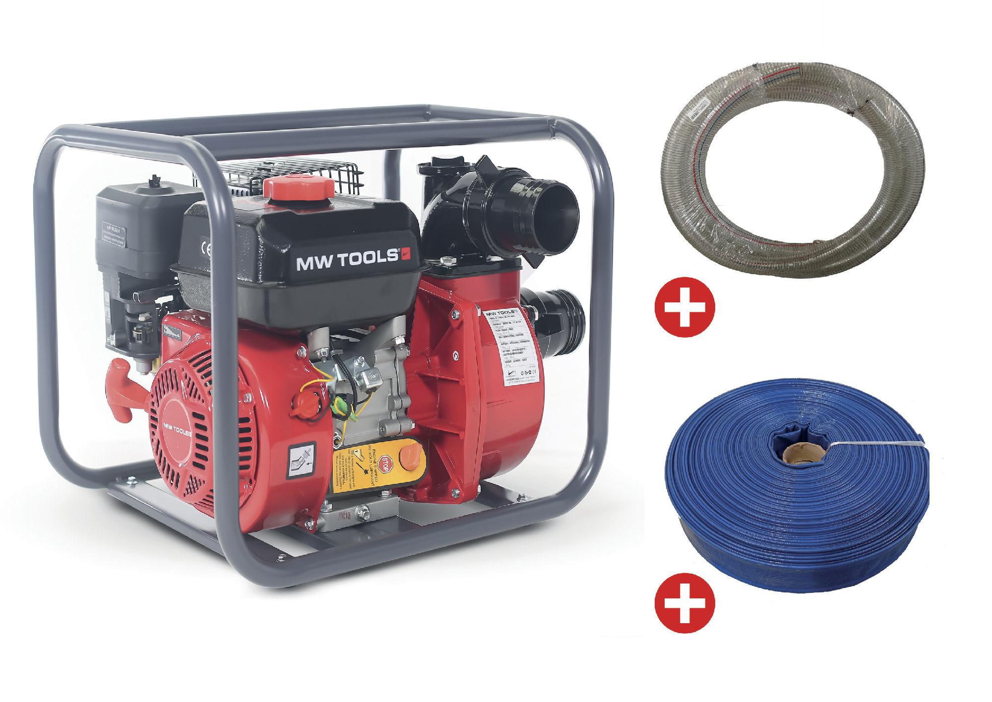 Metal Works 724562271 WP4800 Pack Wasserpumpe 3 - 48.000 L/h - 7hp Benzin