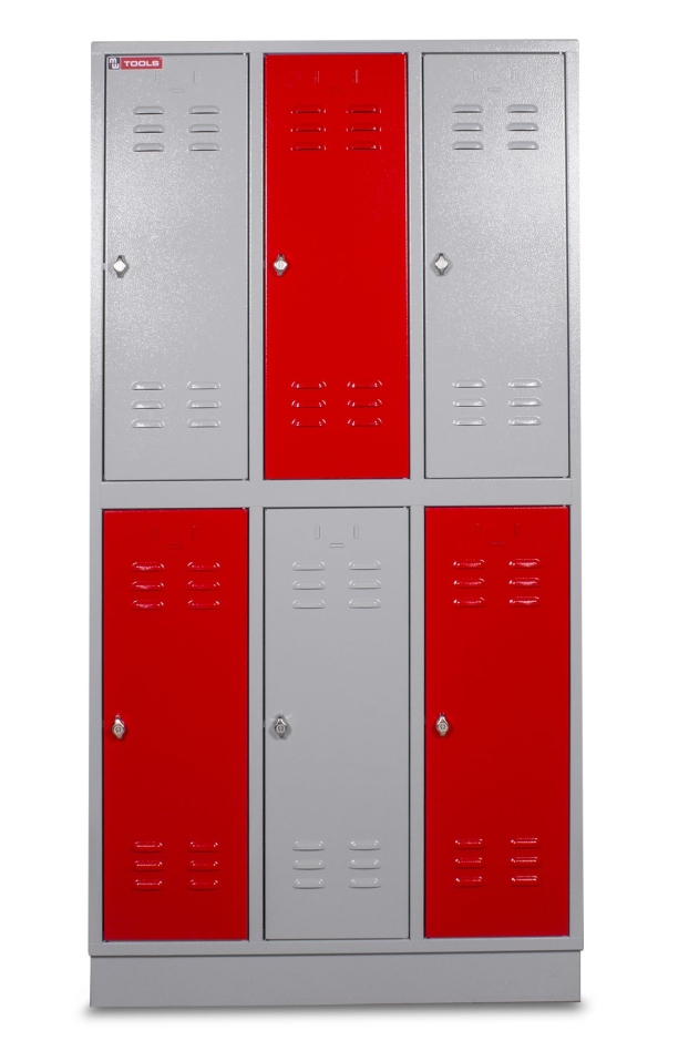 Metal Works 856001590 DEKLK32 Kleiderschrank 6 Türen 890x500x1800mm