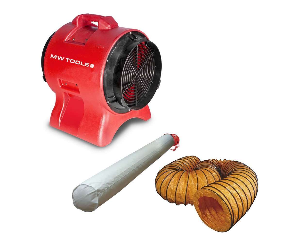 Metal Works 722313509 MV300PPSET L&uuml;fter 300 mm &ndash; 750 Watt mit Abluftschlauch und Filterbeutel