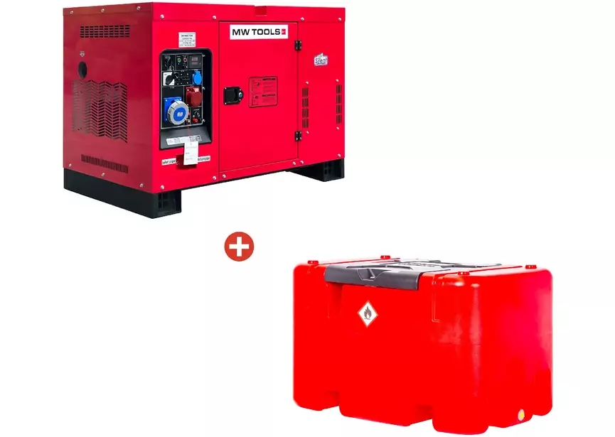 Metal Works DG150EPPACK1 DG150EP Diesel Generator 15 kW + Dieseltank 12V