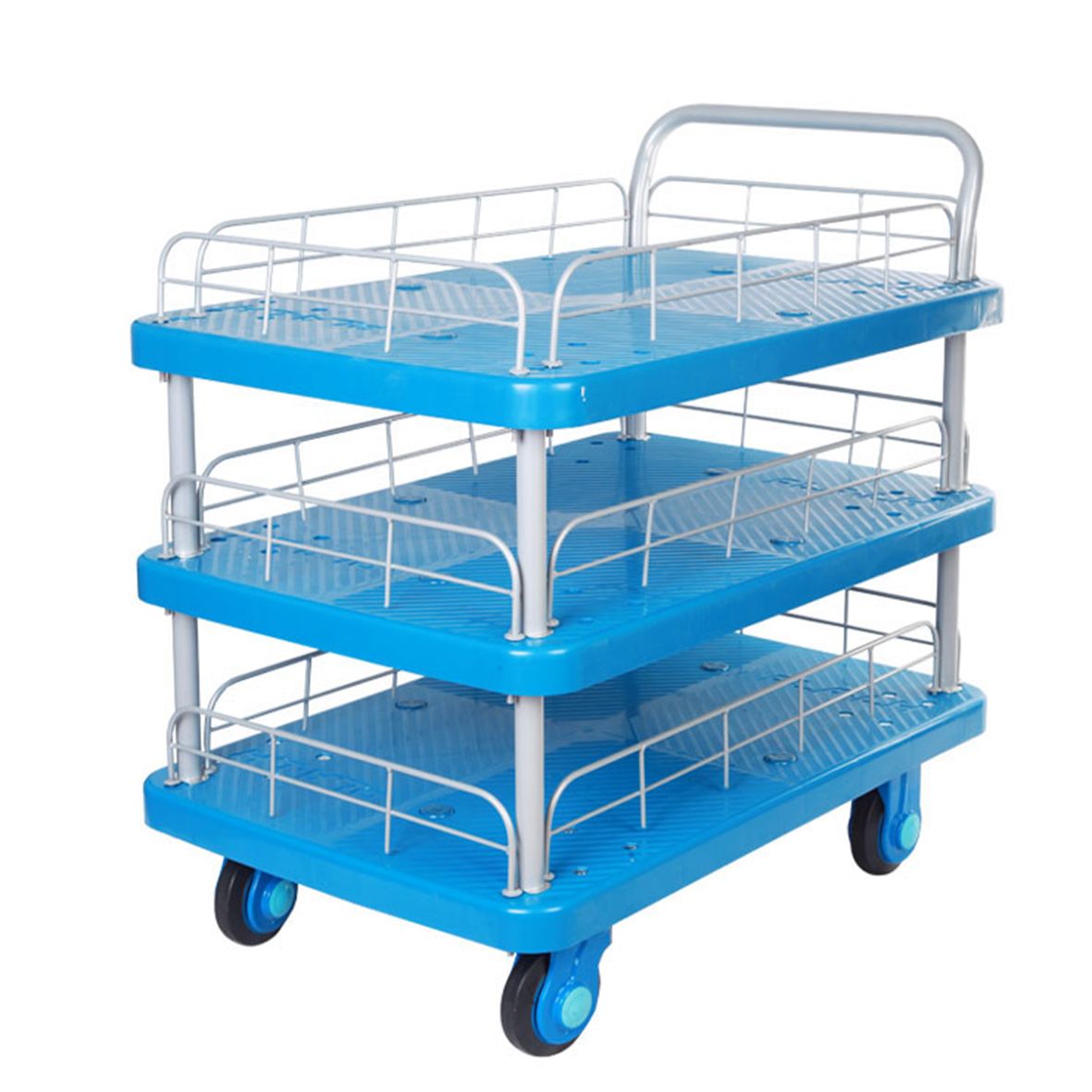 Metal Works 758621521 PP300T3R Plattformwagen 3 Ladeflächen Gitter 300 kg