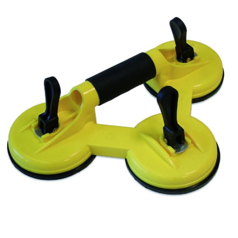 Metrica MT-50545 Saugnapf-Trio 75kg Ø 120 mm