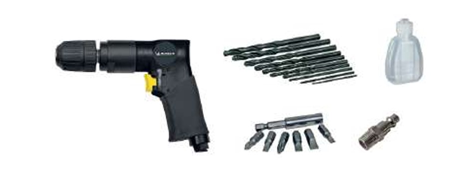 Michelin 160189XMLL Pneumatische Bohrmaschine inkl. Bohrerset