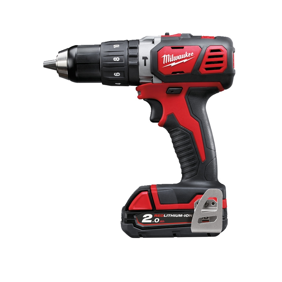 Milwaukee 4933443515 M18 BPD-202C Kompakt-Bohrhammer 18V 2.0Ah Li-Ion