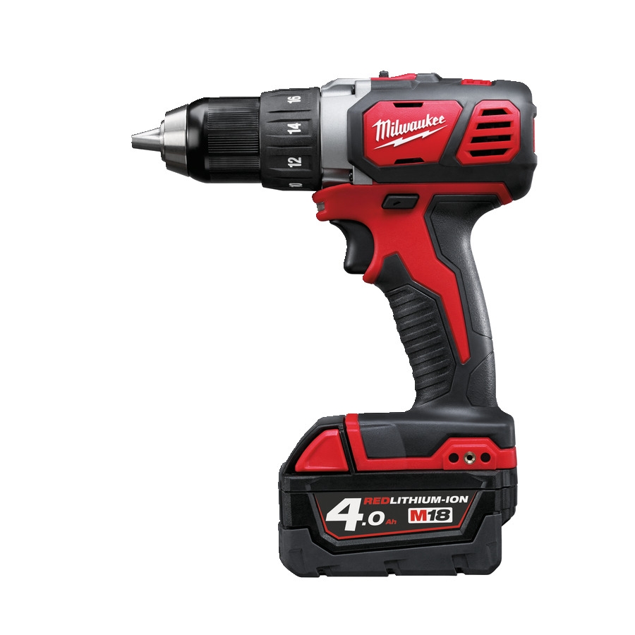 Milwaukee 4933443565 M18BDD-402C Akku-Bohrschrauber 18 Volt 4.0 AH Li-ion