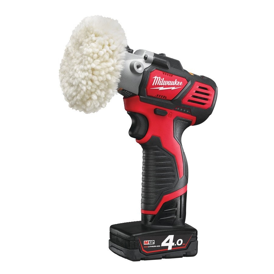 Milwaukee 4933447799 M12BPS-421X Akku-Mini Polierer 12 Volt 4.0/2.0 Ah Li-ion