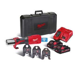 Milwaukee 4933478308 M18 ONEBLHPT-302C V-SET OneKey Akku Presswerkzeug Bürstenlos 18 Volt 3.0 Ah Li-Ion