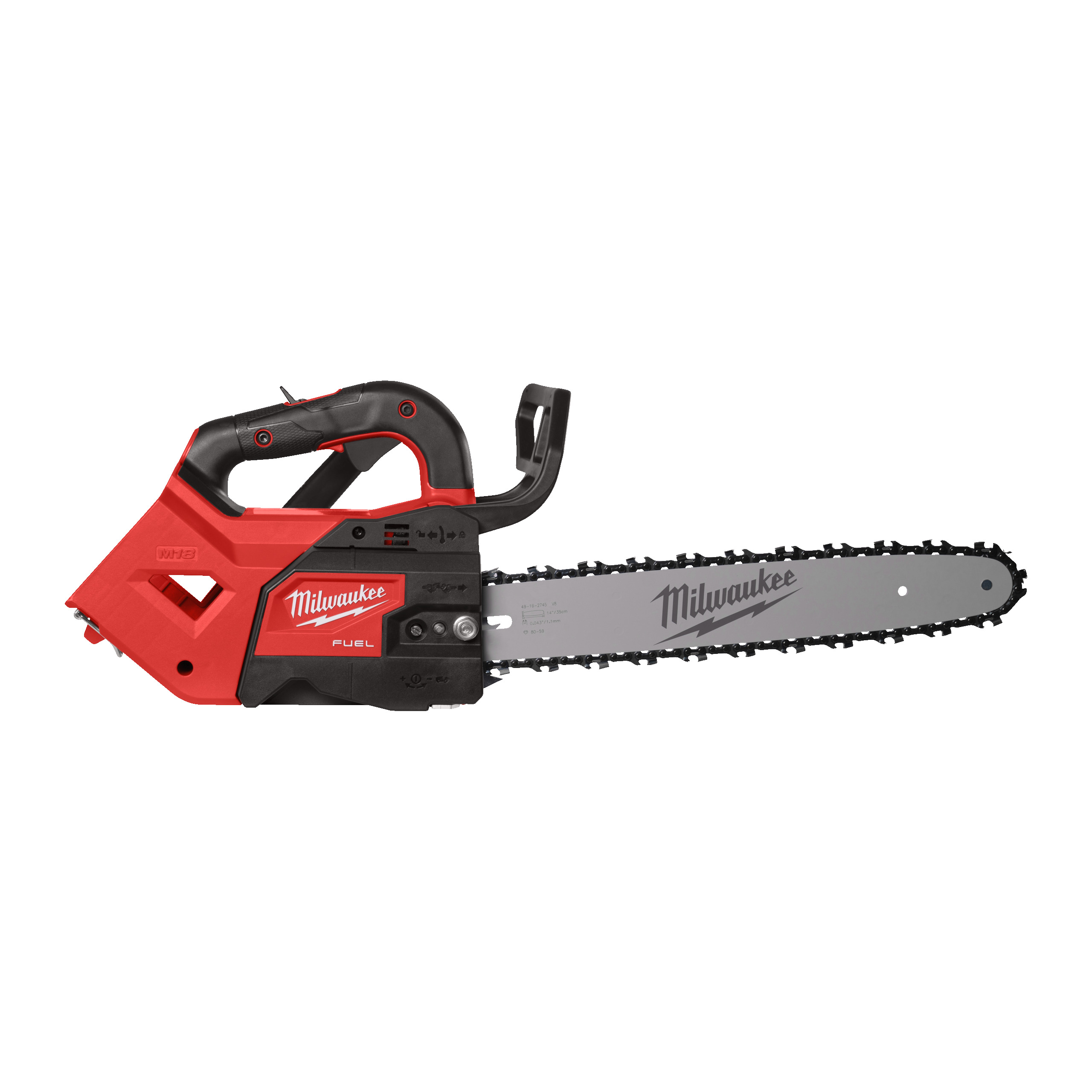 Milwaukee 4933479588 M18 FTHCHS35-0 FUEL™ Tophandle Kettensäge 35 cm 18V exkl. Akku und Ladegerät