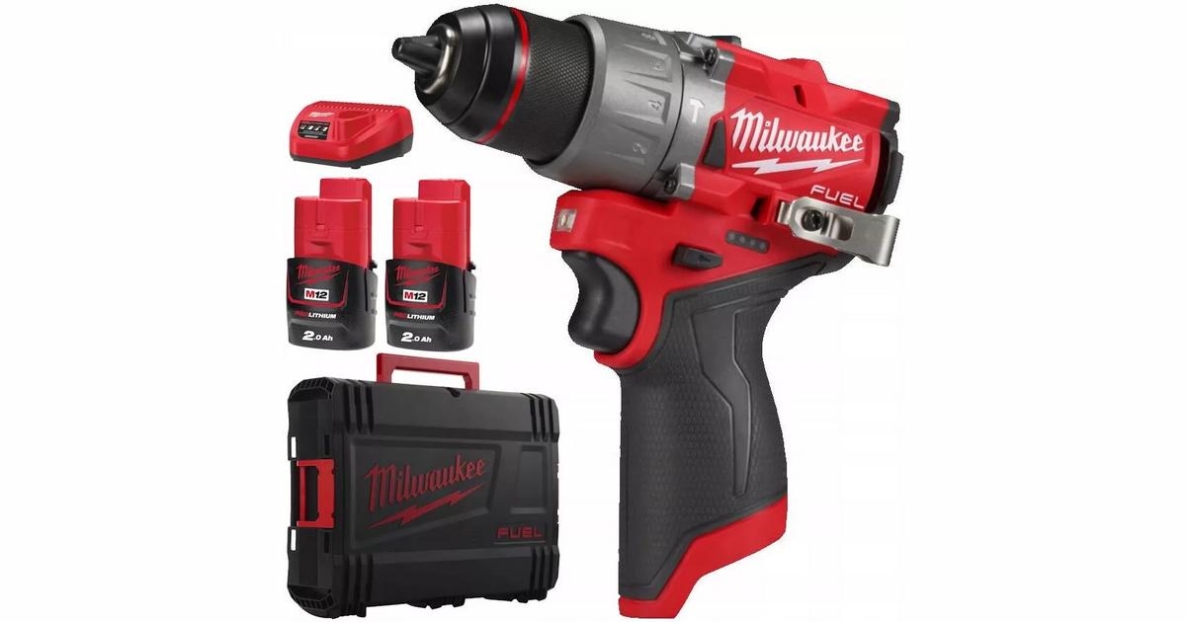 Milwaukee 4933479868 M12 FPD2-202X Akku-Schlagbohrmaschine 12V 2.0Ah Li-Ion in HD Box