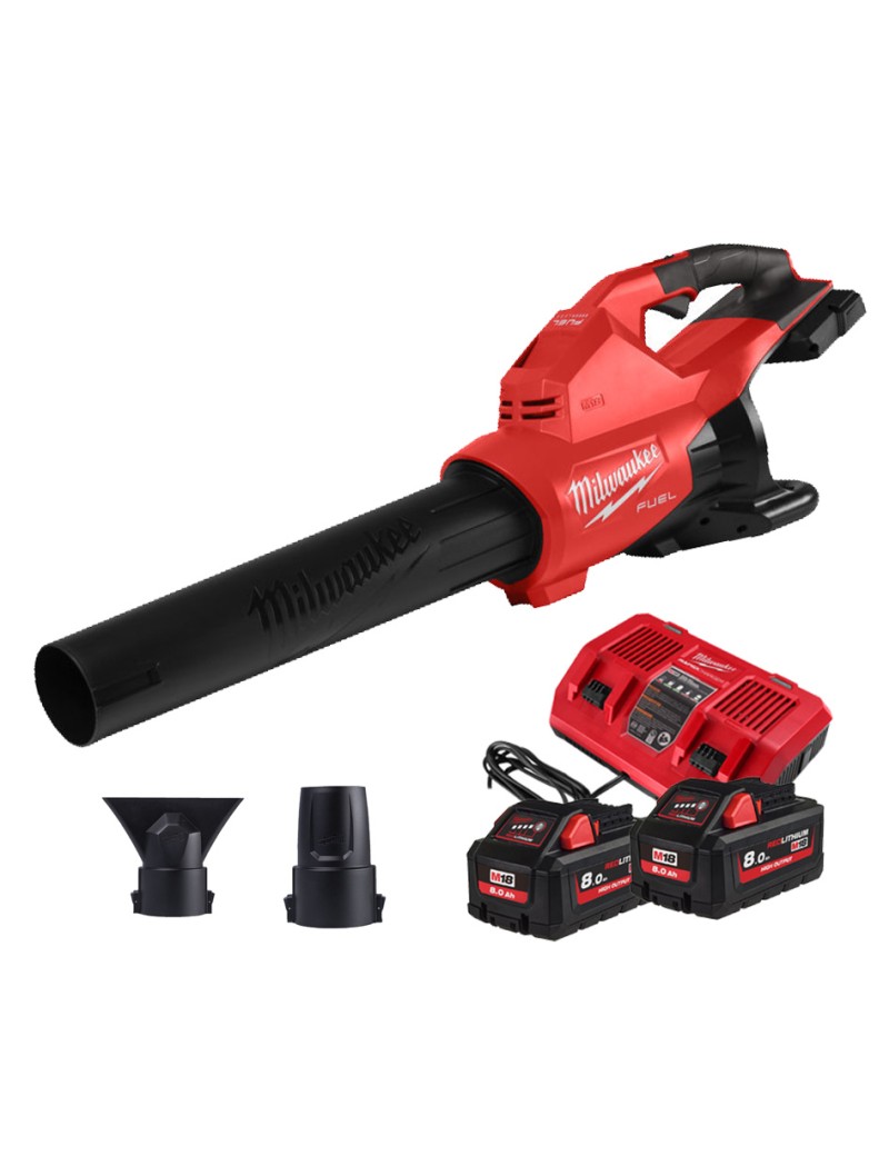 Milwaukee 4933479988 M18 F2BL-802 M18 Fuel Accu Laubbläser 2x18V 8.0Ah Li-Ion