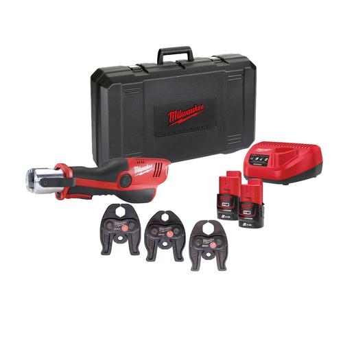 Milwaukee 4933481036 M12 ONEHPT-202C TH-Set Accu-Presszange 12V 2.0 Ah Li-Ion TH 16/20/26 mm