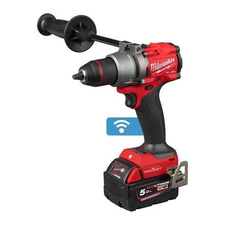 Milwaukee 4933492801 M18 ONEPD3-502X ONE-KEY Akku-Schlagbohrmaschine 18V 5.0Ah Li-Ion in HD Box