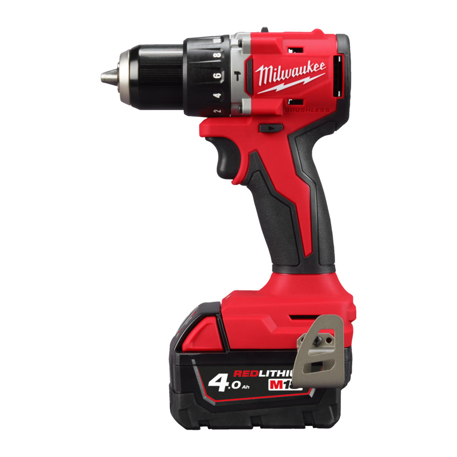Milwaukee 4933492824 M18 BLPDRC-402C Akku-Schlagbohrmaschine 18V 4.0Ah Li-Ion