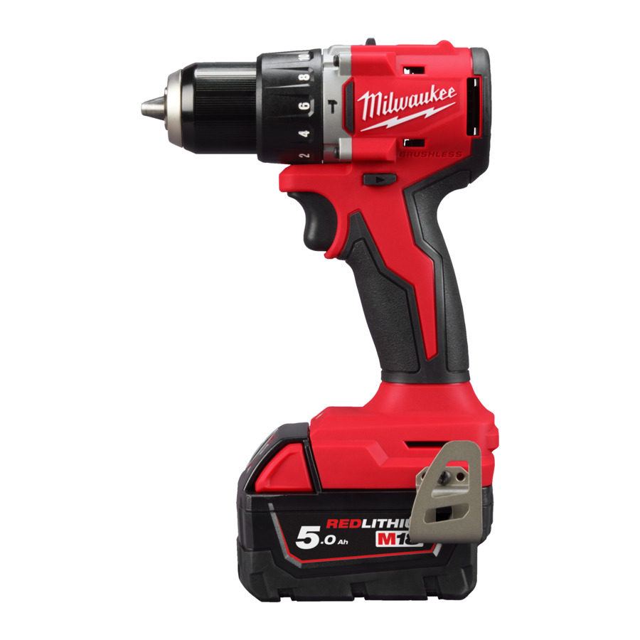 Milwaukee 4933492826 M18 BLPDRC-502C Akku-Schlagbohrmaschine 18V 5.0Ah Li-Ion