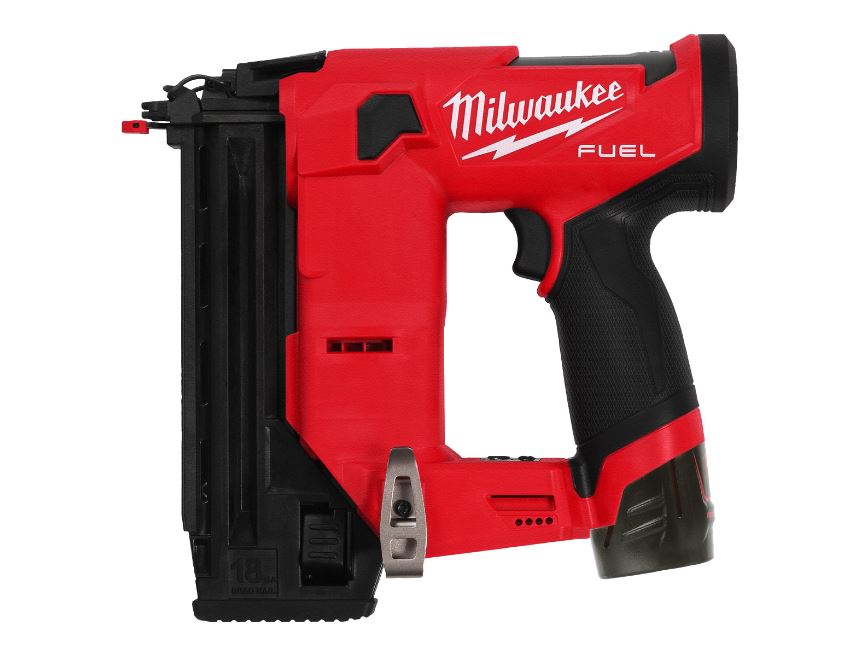 Milwaukee 4933493355 M12 FCN18GS-202X Gerader Minibradtacker 18GA 16-38mm 12V 2.0Ah Li-Ion in HD Box