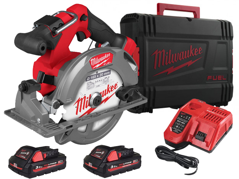 Milwaukee 4933493589 M18 FCS552-302X Akku-Kreissäge 18V exkl. Akkus und Ladegerät in HD-Box