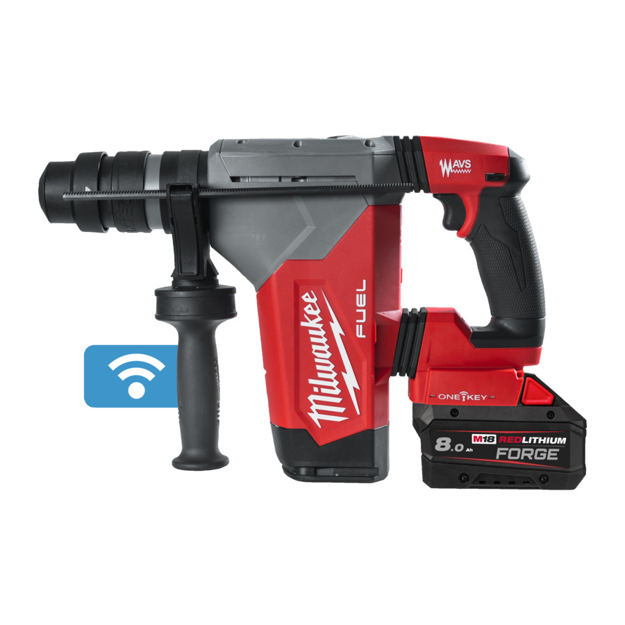 Milwaukee 4933500234 M18 ONEFHPX-802X M18 FUEL ONE-KEY SDS-PLUS 32 mm Hammer mit FIXTEC