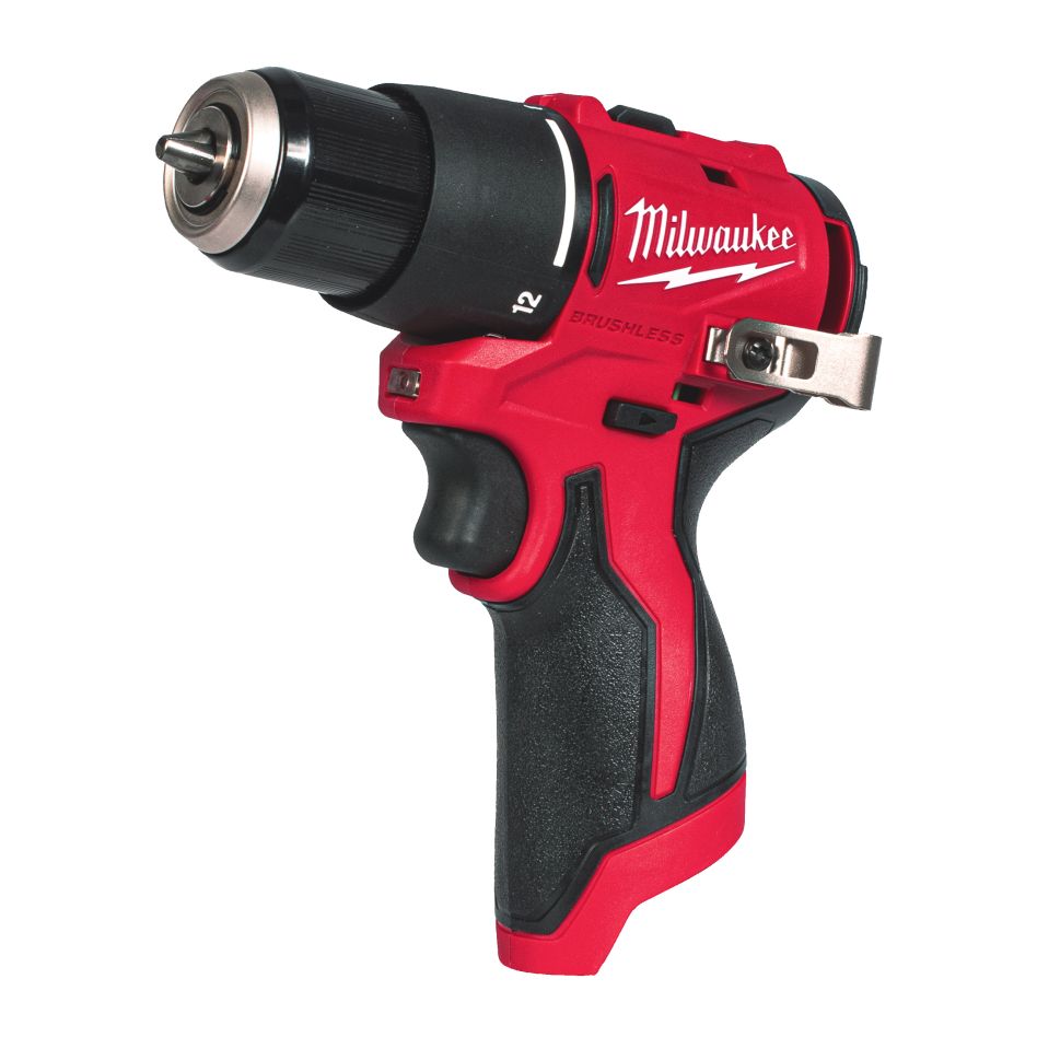 Milwaukee 4933500421 M12 BLPDRC-0 Kompakter Akku-Bohrhammer ohne Akku und Ladegerät bürstenlos