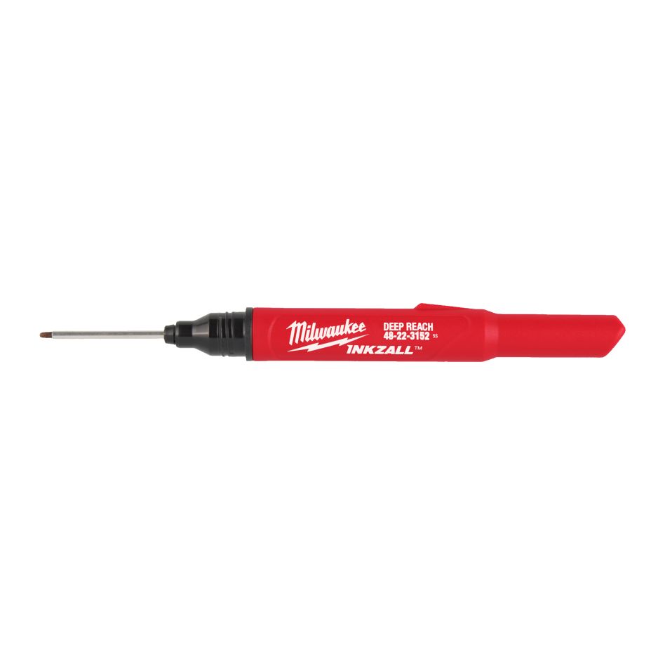 Milwaukee 4932501147 INKZALL Marker mit ultrafeiner, langer Spitze f&uuml;r gro&szlig;e Reichweite