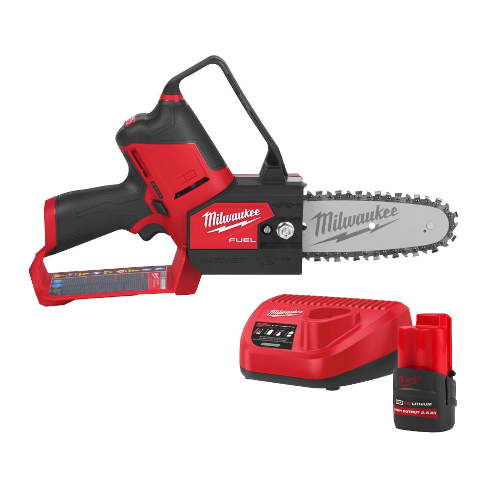 Milwaukee 4933501917 M12 FUEL HATCHET Accu-Baumsäge 15 cm 1x 12V 2.0Ah Akku und Ladegerät im Karton